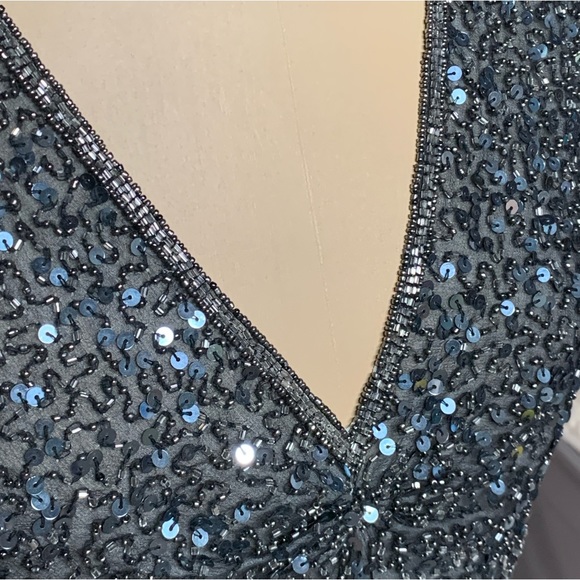 Adrianna  Papell  Boutique, Beaded Silk top - Picture 4 of 9